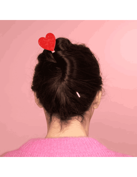 Pic à cheveux Sucette Coeur - Coucou Suzette