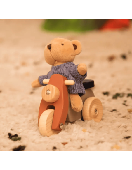 Peluche Ours Alexis en Vespa Mini friends - Egmont Toys