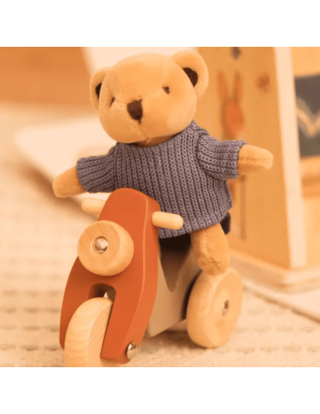 Peluche Ours Alexis en Vespa Mini friends - Egmont Toys
