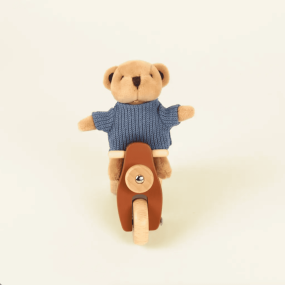 Peluche Ours Alexis en Vespa Mini friends - Egmont Toys