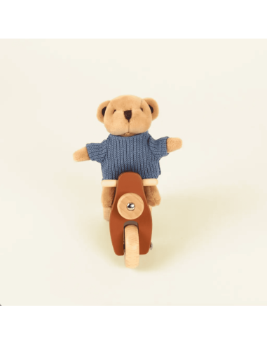 Peluche Ours Alexis en Vespa Mini friends -...