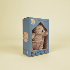 Peluche Ours Morris dans un couffin Mini friends - Egmont...