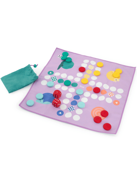 Jeu de plage Morpion/petits chevaux - Quut