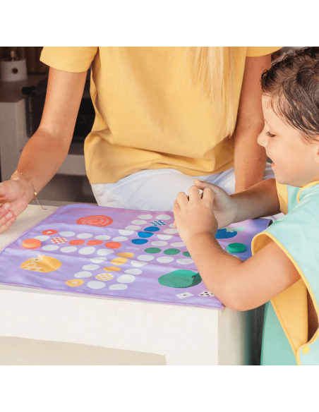 Jeu de plage Morpion/petits chevaux - Quut