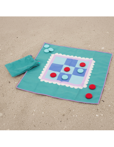 Jeu de plage Morpion/petits chevaux - Quut