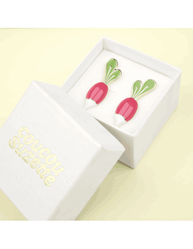 Boucles d'oreilles Radis - Coucou Suzette
