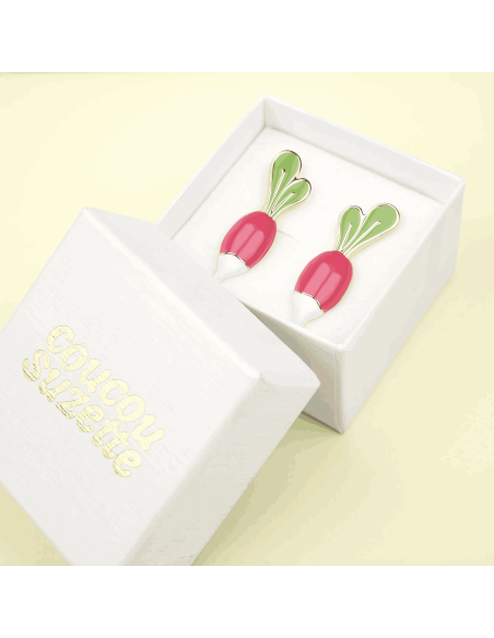 Boucles d'oreilles Radis - Coucou Suzette