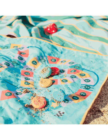 Jeu de plage Jeu de l'oie/serpents & échelles -...