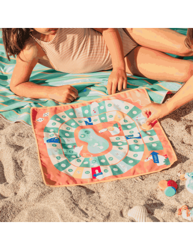 Jeu de plage Jeu de l'oie/serpents & échelles -...