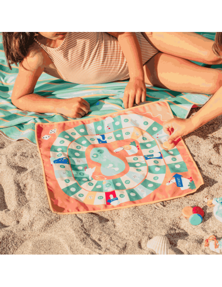 Jeu de plage Jeu de l'oie/serpents & échelles - Quut