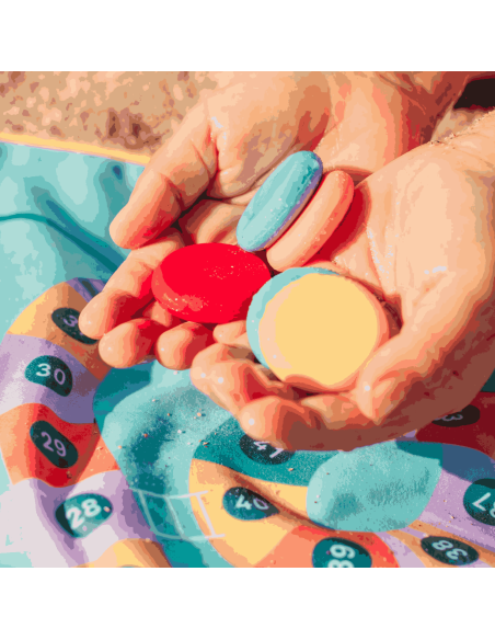 Jeu de plage Jeu de l'oie/serpents & échelles - Quut