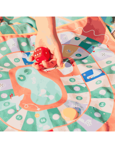 Jeu de plage Jeu de l'oie/serpents & échelles -...