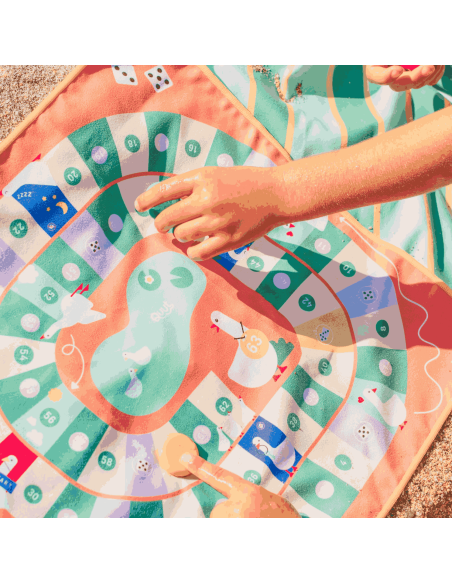 Jeu de plage Jeu de l'oie/serpents & échelles - Quut