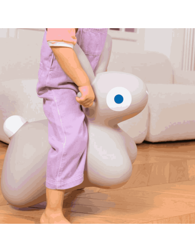 Animal sauteur Hoppi lapin beige - Quut