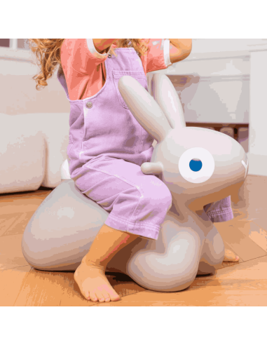 Animal sauteur Hoppi lapin beige - Quut