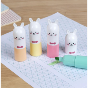 Set de 4 surligneurs Lapin - Rex