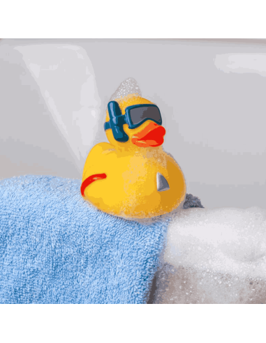 Canard jaune avec tuba - Rex