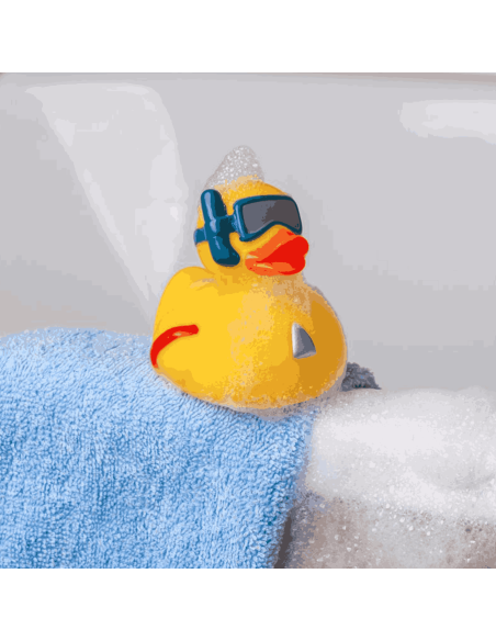 Canard jaune avec tuba - Rex