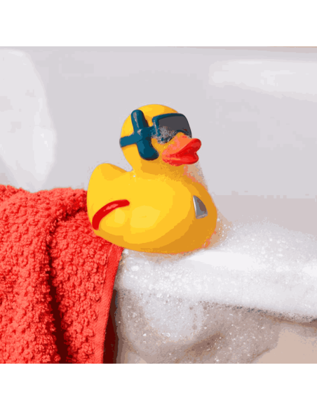 Canard jaune avec tuba - Rex