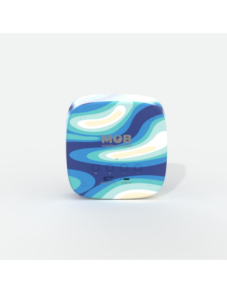 Réveil veilleuse Billy Clock Blue Waves - Mobility on Board