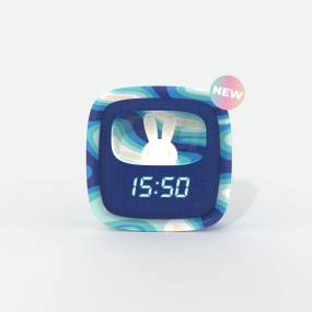 Réveil veilleuse Billy Clock Blue Waves - Mobility on Board 2