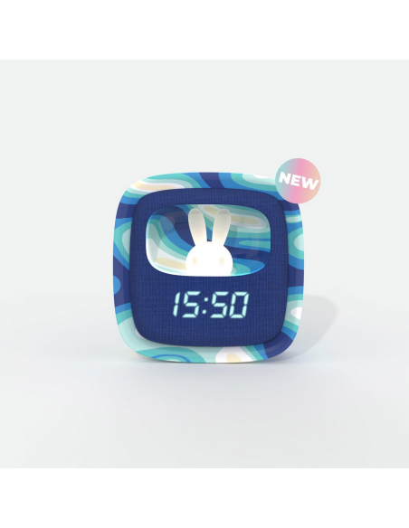 Réveil veilleuse Billy Clock Blue Waves - Mobility on Board