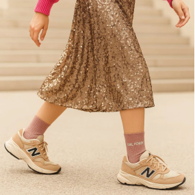 Chaussettes à paillettes Girl power 2