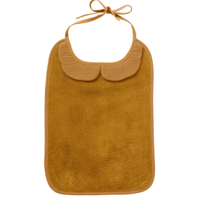 Grand bavoir à col - Havane