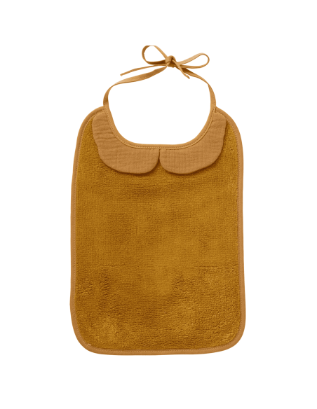 Grand bavoir à col - Havane