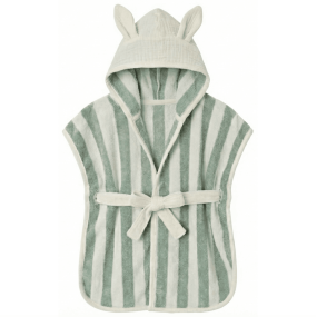 Peignoir de bain rayé Soft Stripes