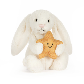 Peluche Lapin blanc avec étoile (M) - Jellycat