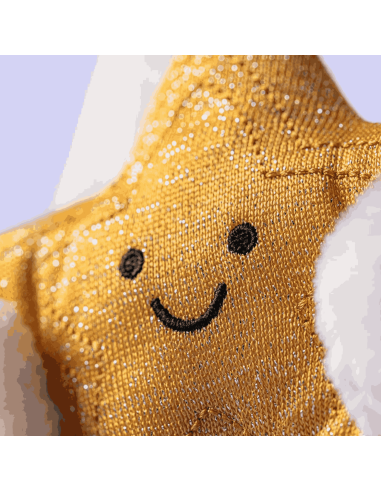 Peluche Lapin blanc avec étoile (M) - Jellycat