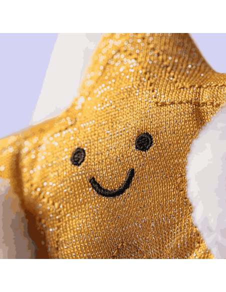 Peluche Lapin blanc avec étoile (M) - Jellycat