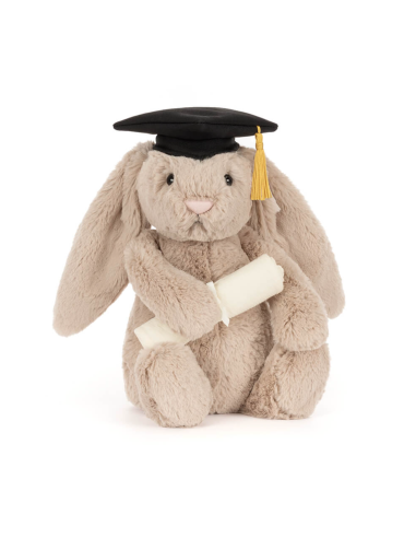 Peluche Lapin beige diplômé (M) - Jellycat