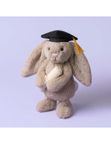 Peluche Lapin beige diplômé (M) - Jellycat