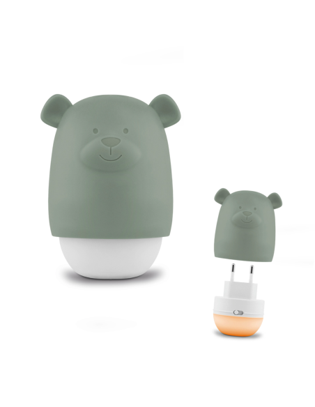 Veilleuse compacte nomade Benny sauge - Zazu