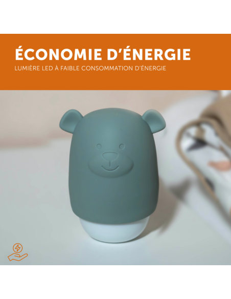 Veilleuse compacte nomade Benny beige - Zazu