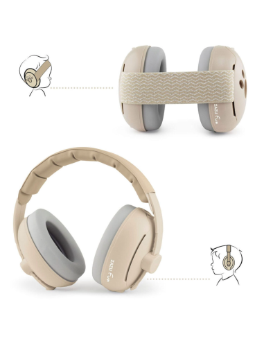 Casque antibruit évolutif beige - Zazu