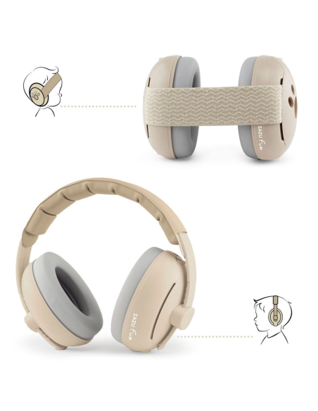 Casque antibruit évolutif beige - Zazu