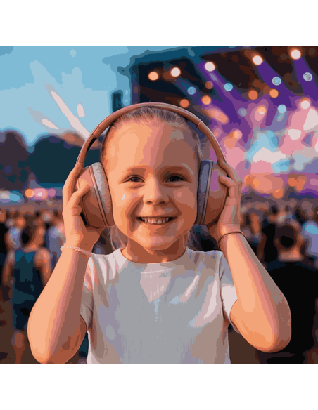 Casque antibruit évolutif beige - Zazu