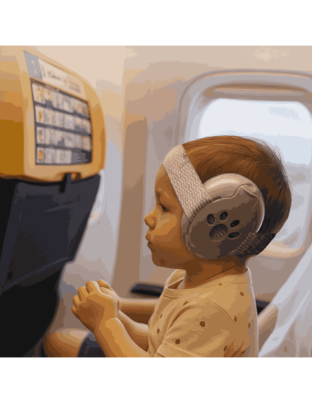 Casque antibruit évolutif beige - Zazu