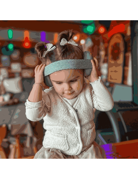 Casque antibruit évolutif rose - Zazu