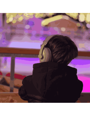 Casque antibruit évolutif rose - Zazu