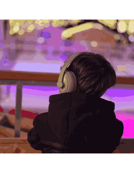 Casque antibruit évolutif rose - Zazu