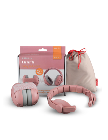 Casque antibruit évolutif rose - Zazu