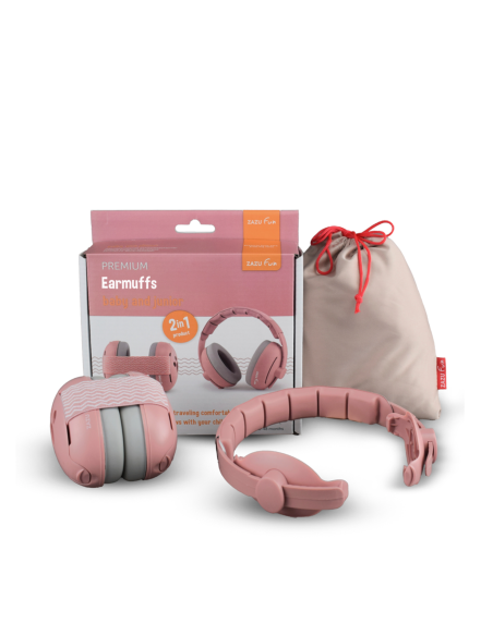 Casque antibruit évolutif rose - Zazu
