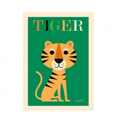 Affiche Tigre d'Ingela  P Arrhenius