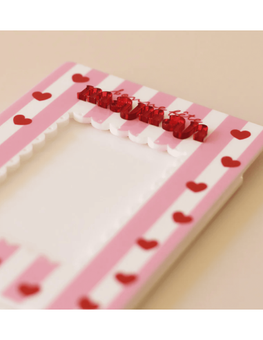 Cadre photo magnétique Bonne fête maman - Les...