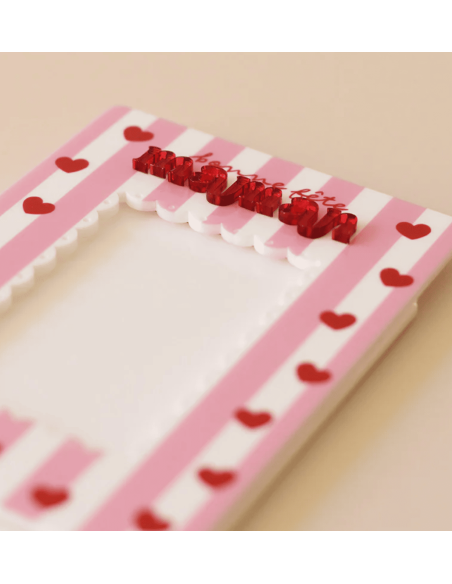 Cadre photo magnétique Bonne fête maman - Les Mignonneries