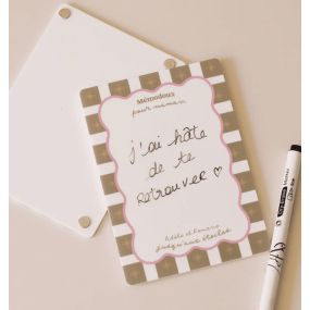 Ardoise magnétique Mémodoux pour maman - Les Mignonneries